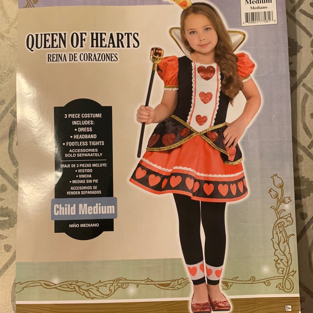 Amscan Queen of hearts child costume